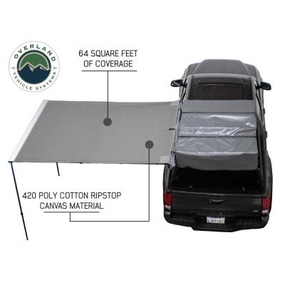 Nomadic Awning 2.0 - 6.5' with Black Cover Overland Vehicle Systems