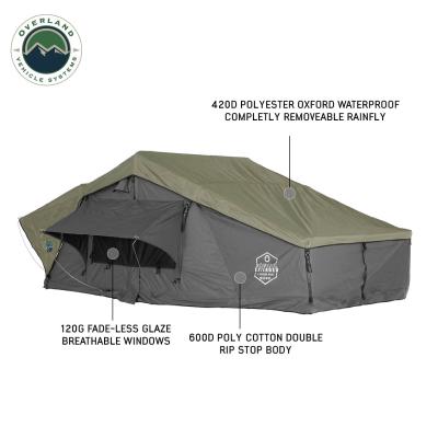 Extended Roof Top Tent - The Perfect 4 Person Roof Top Tent Overland Vehicle Systems