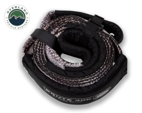 Tree Saver Tow Strap 40,000 lb. Gray With Storage Bag Overland Vehicle Systems