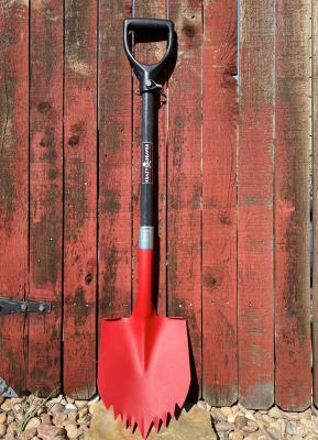 Shovel Red Textured Head/Black Handle Krazy Beaver