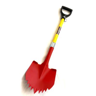 Shovel Red Textured Head/Yellow Handle Krazy Beaver
