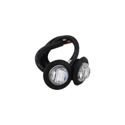 3/4 Inch Clear Lens Amber LED Fender/Side Marker Light (2 pack) For Jeep CJ|Jeep YJ|Jeep JK|Jeep JKU|Jeep JL|Jeep Gladiator JT Motobilt