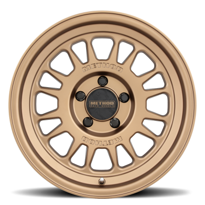 Aluminum Wheels 15x7 MR318 Bolt Pattern 5 On 100 Offset 15 Lip Size 1.69 Method Bronze BZ Method