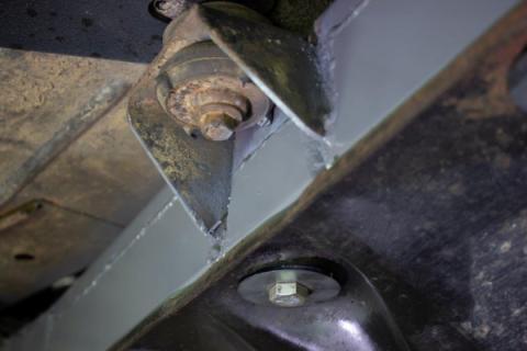 Rust Buster 1987-1995 Jeep Wrangler YJ Center Frame Section with Skid Plate Mount RB2014