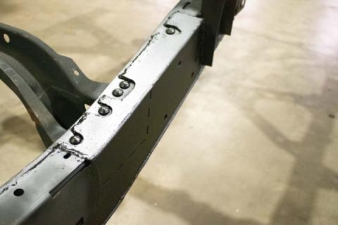 Leaf Spring Frame Repair Kit for 2005-2015 Toyota Tacoma Driver Side Rust Buster Frameworks