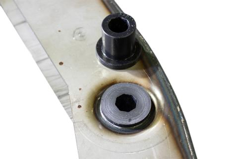 Rust Buster 1987-1995 Jeep Wrangler YJ Front/Rear Shackle Bushing Kit (2 pack) RB9903