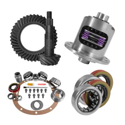 8.2 inch GM 3.08 Rear Ring and Pinion Install Kit 28 Spline Positraction 2.25 inch Axle Bearings Yukon Gear &amp; Axle