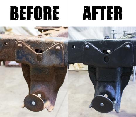 Rust Converter and Primer Spray Paint (12oz Can) Rust Buster Frameworks