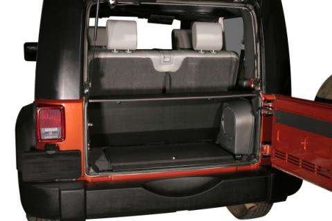 Standard Cargo Enclosure - 07-10 Wrangler JK Black Tuffy Security Products