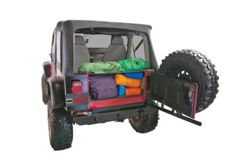 Standard Cargo Enclosure - 87-95 Wrangler YJ Black Tuffy Security Products