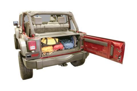 Premium Cargo Enclosure - 07-10 Wrangler JK 4-Door Mounting Kit 310-ALTMNT May Be Required Black Tuffy Security Products