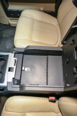 Console Safe - 11-16 F-250/350/450/550 Super Duty w/ Flow-Thru Console Black Tuffy Security Products