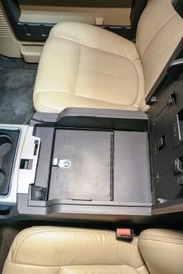 Console Safe - 11-16 F-250/350/450/550 Super Duty w/ Flow-Thru Console Black Tuffy Security Products