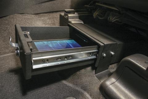 Front Underseat Drawer - 11-21 Explorer {Exc. Limited, Sport, ST} w/ Sufficient Mounting Space Black Tuffy Security Products