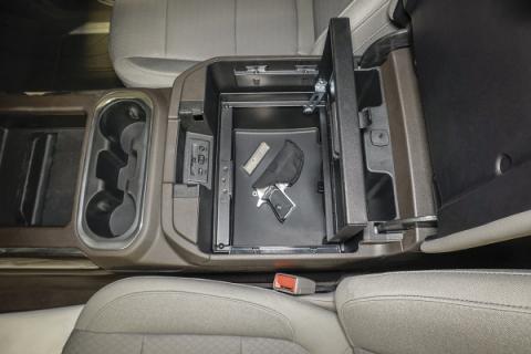 Console Safe 19-22 Silverado/Sierra 1500 {19 New Body Style} w/ Flow-Thru Console Black Tuffy Security Products