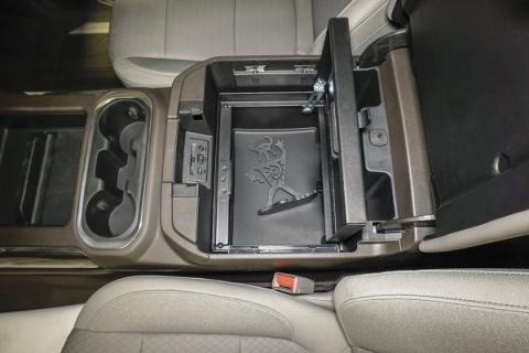 Console Safe 19-22 Silverado/Sierra 1500 {19 New Body Style} w/ Flow-Thru Console Black Tuffy Security Products