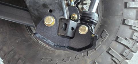 Jeep Wrangler Rear Bolt On Shock Bracket Control Arm Skids 2018+ JL Clayton Off Road