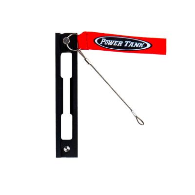 Fire Extinguisher Bracket with straps, Anodized Black Power Tank