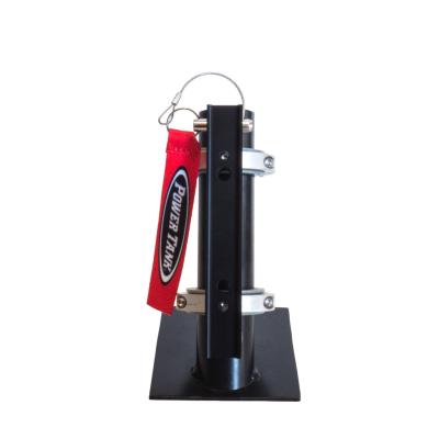 Fire Extinguisher Bracket with straps, Anodized Black Power Tank