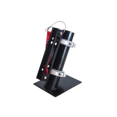Fire Extinguisher Bracket with straps, Anodized Black Power Tank