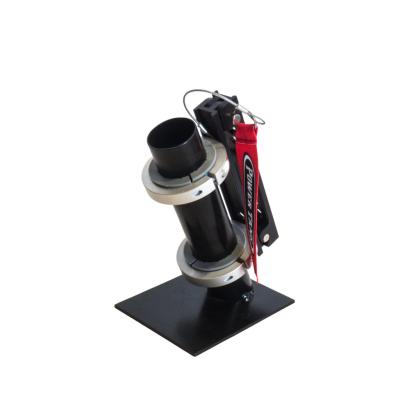 Fire Extinguisher Bracket with straps, Anodized Black Power Tank