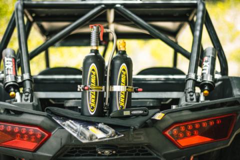 Double Barrel Bracket Power Shot Trigger Kit Small Roll Bar Clamp Power Tank