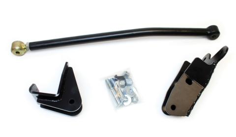 07-18 Wrangler JK Track Bar Drop Bracket &amp; Frame Brace Kit Front Upper 4-6 Inch Lift TeraFlex