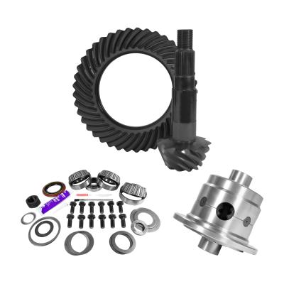 11.25 inch Dana 80 3.73 Rear Ring and Pinion Install Kit 35 Spline Positraction 4.125 inch BRG Yukon Gear &amp; Axle