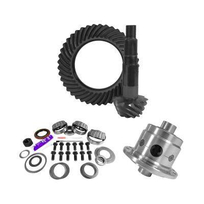 11.25 inch Dana 80 4.30 Rear Ring and Pinion Install Kit 35 Spline Positraction 4.125 inch BRG Yukon Gear &amp; Axle