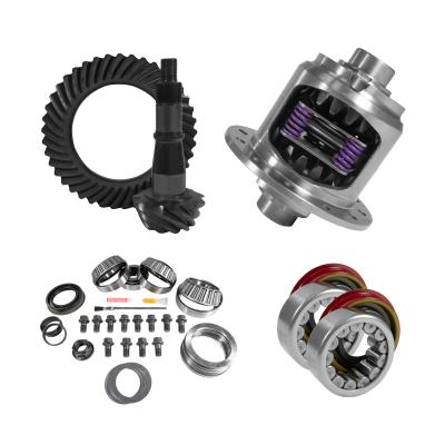 9.5 inch GM 3.73 Rear Ring and Pinion Install Kit 33 Spline Positraction Axle Bearing and Seals Yukon Gear &amp; Axle