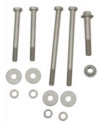 07-18 Jeep Wrangler JK Yeti XD Track Bar Frame Bracket Hardware Kit - JK/JL/JT Aluminum Steering Box Steer Smarts