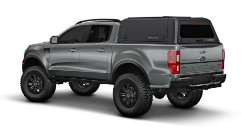 Tacoma Truck Bed Cap SmartCapEVOa Adventure Matte Black For 24-Present Toyota Tacoma 5 Foot Short Bed RSI SmartCap