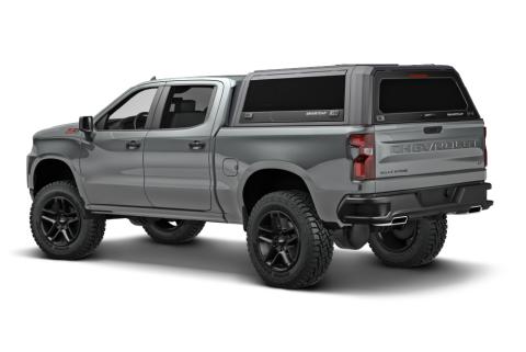 Silverado/Sierra 1500 Truck Bed Cap SmartCapEVO Sport Matte Black For 19-24 Chevrolet Silverado/Sierra 1500 5.8 Foot Short Bed SmartCap