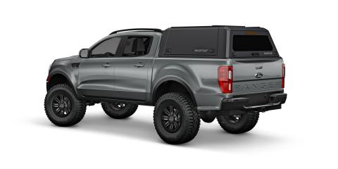 Ranger Truck Bed SmartCapEVOa  Adventure Matte Black 2024 Ford Ranger 5 Foot Short Bed SmartCap