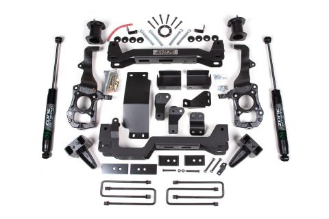 21-24 Ford F-150 4 Inch Front 2 Inch Rear Lift Kit Fox Adventure Shocks Zone Offroad