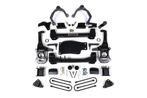 4 Inch Lift Kit for 2025 Silverado/Sierra 1500 Denali High Country 4WD w/ ARC, 3 Inch Rear Block Spacer Front Rear Shock Spacer Zone Offroad