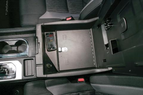 Console Safe - 14-21 Tundra w/ Fixed Center Console Black Tuffy Security Products
