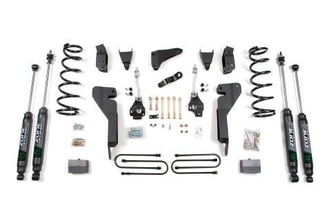 08 Dodge RAM 2500 6 Inch Lift Kit With 3.5 Inch Axle Diesel With Nitro Shocks Zone Offroad