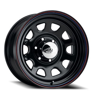Steel Wheels 17x9 51 Black Daytona Black 6 On 139.7  Bolt Pattern 0 Offset Allied Wheels