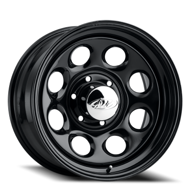 Steel Wheels 17x9 81 Black Soft 8 Black 5 On 127  Bolt Pattern 0 Offset Allied Wheels