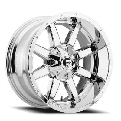 Aluminum Wheels 20X10 Maverick D536 5 On 114.3/5 On 127 Chrome 78.1 Bore -18 Offset Fuel Off Road Wheels