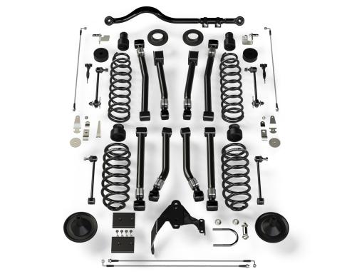 07-18 Wrangler JK 2 Door 4 Inch Suspension System w/ 8 Alpine Short Control Arms No Shocks TeraFlex