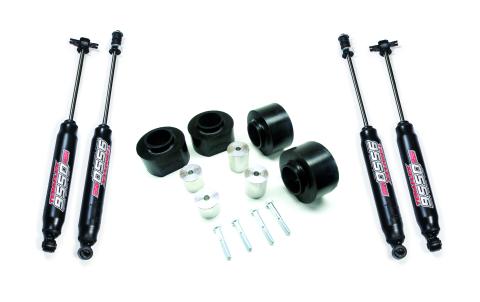 97-06 Jeep Wrangler TJ 2 Inch Performance Spacer Lift Kit & 9550 VSS Twin-Tube Shocks TeraFlex