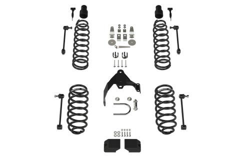 07-18 Wrangler JK 2 Door 3 Inch Coil Spring Base Lift Kit & 9550 VSS Twin-Tube Shocks TeraFlex