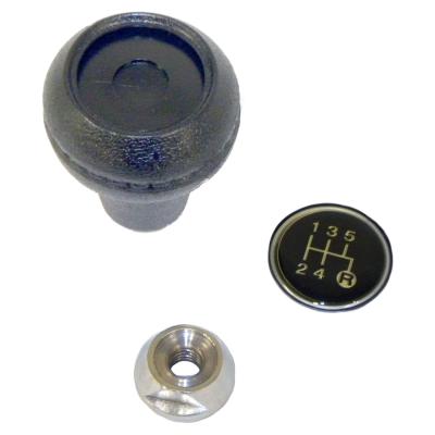 Transmission Shift Knob Kit for Jeep 82-86 CJs, XJ, SJ, J-Series, w/ T5 Trans. Crown Automotive