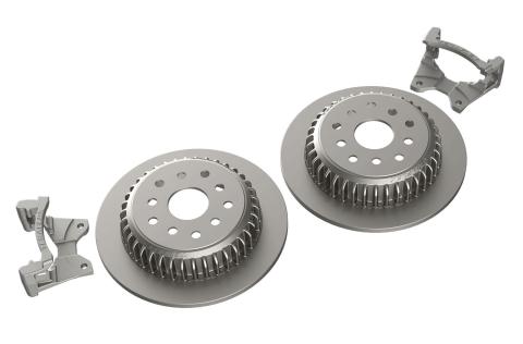 07-18 Wrangler JK Rear Performance Big Rotor Kit w/ Solid Rotors 5x5 Inch & 5x5.5 Inch TeraFlex