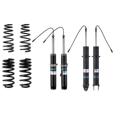 Suspension Kit Porsche 911 2019-2012 Monotube/Twintube Front Lowered Height 20-25mm, up to 775kg Axle Load Rear Lowered Height 15mm, up to 1215kg Axle Load With Electronic Suspension (PASM) B12 (Pro-Kit) Bilstein