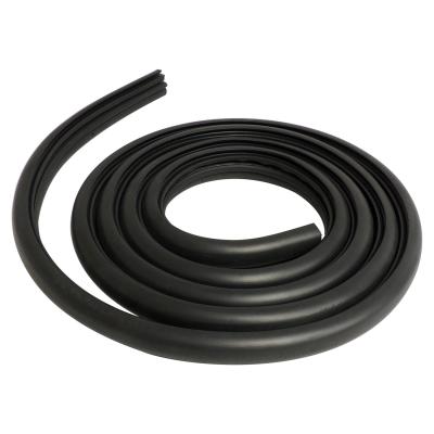Rear Door Weatherstrip for 2008-12 Jeep KK Liberty, Black Rubber, Left or Right Crown Automotive