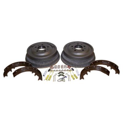 Rear Drum Service Brake Kit for Jeep XJ, MJ, YJ w/ 10 Inchx1-3/4 Inch & D35 Rear Axle Crown Automotive
