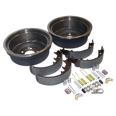 Rear Drum Service Brake Kit for Jeep XJ, MJ, YJ w/ 10 Inch x 2.5 Inch Drums Crown Automotive